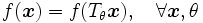 
f(\boldsymbol{x}) = f(T_{\theta}\boldsymbol{x}), \quad \forall \boldsymbol{x}, \theta

